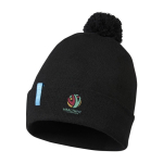 Gorro de inverno reciclado sustentável com pompom Elevate Olivine