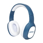 Auriculares com headband macio para maior conforto e micro Braavos cor azul