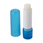 Bálsamo labial de tubo colorido para personalizar com logo Beauty cor azul-claro