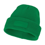 Gorro publicitário com patch para imprimir Gorro Elevate Boreas cor verde