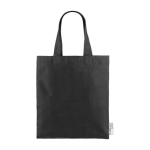 Saco de algodão para eventos com asas de 30 cm 120 g/m2 Tote Small cor preto primeira vista