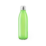 Garrafa de vidro colorida com tampa de aço 650ml UrbanStyle Crystal cor verde-claro primeira vista