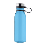 Bidões personalizados grandes de materiais reciclados 750ml Norway rPET cor azul transparente primeira vista