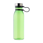 Bidões personalizados grandes de materiais reciclados 750ml Norway rPET cor verde-lima transparente primeira vista