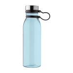 Bidões personalizados grandes de materiais reciclados 750ml Norway rPET cor azul-claro transparente primeira vista