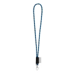 Lanyards com logo na etiqueta e entrega 46 dias Tube Nautic cor azul