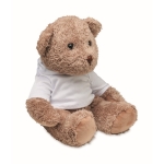 Ursinho de peluche com camisola com o logo impresso Ted cor branco