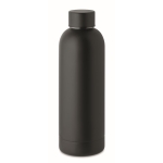 Garrafa térmica de aço reciclado acabamento mate 500ml cor preto