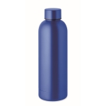 Garrafa térmica de aço reciclado acabamento mate 500ml cor azul