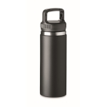 Garrafas de aço isoladas, com pega de transporte 500ml Handle cor preto