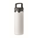 Garrafas de aço isoladas, com pega de transporte 500ml Handle cor branco