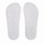 Chinelos promocionais antideslizantes de EVA, tamanho 3839 Slippers cor branco terceira vista