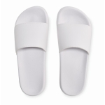 Chinelos antideslizantes para ir à praia tamanho 4243 Slippers cor branco segunda vista