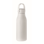 Garrafa de alumínio e pega de silicone com logotipo 650ml Alu Close cor branco