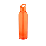 Garrafas de vidro coloridas com logotipo 500ml Sunset Crystal cor cor-de-laranja