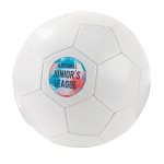 Bola de futebol promocional personalizada com o logo Futebol Score cor branco imagem com logo