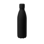 Garrafa de aço com acabamento de borracha 790ml Lifestyle SoftTouch cor preto primeira vista