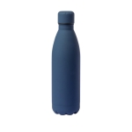 Garrafa de aço com acabamento de borracha 790ml Lifestyle SoftTouch cor azul-marinho primeira vista