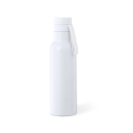 Garrafa térmica de aço com estética metalizada 530ml Térmica Design cor branco primeira vista