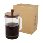 Cafeteira de prensa francesa para 3 cafés, 600ml French Coffee Press cor transparente quarta vista