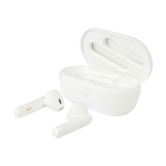 Auriculares bluetooth sem fio antibacterianos com estojo TWS Pure cor branco