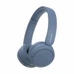 Auscultadores Bluetooth compactos de longa duração Sony WH-CH520 cor azul vista principal