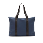 Bolsa leve em couro sintético com fecho de correr Contempo cor azul