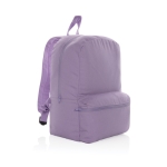 Mochila promocional colorida de lona reciclada 285 g/m² EcoTrace cor violeta