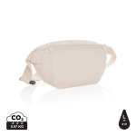 Bolsas de cintura personalizadas em lona reciclada 285 g/m2 EcoTrace Raw cor branco-sujo