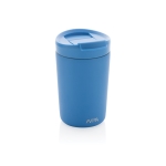 Caneca térmica sustentável de design moderno 300ml Avira Alya cor azul