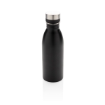 Garrafas de aço reciclado antifugas sem BPA 500ml EcoDeluxe cor preto