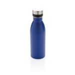 Garrafas de aço reciclado antifugas sem BPA 500ml EcoDeluxe cor azul