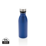 Garrafas de aço reciclado antifugas sem BPA 500ml EcoDeluxe cor azul