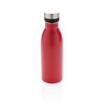 Garrafas de aço reciclado antifugas sem BPA 500ml EcoDeluxe cor vermelho