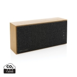 Coluna luxuosa e potente sem fios de bambu Bluetooth Luxury 20 W cor madeira