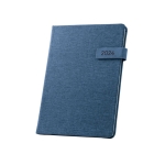 Agenda de rPET de design formal 2025 B5 Colors Magnet cor azul