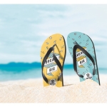 Havaianas personalizadas com imagem, tamanho 44-46 Beach Sublim cor preto terceira vista conjunto 2