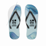 Havaianas personalizadas com imagem, tamanho 44-46 Beach Sublim cor preto vista principal