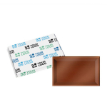 Minichocolates de chocolate de leite individuais 10g cor chocolate com leite vista principal