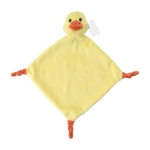 Doudou para bebé de toque macio temática animais para bordar cor amarelo primeira vista