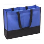 Saco de non-woven bicolor em várias cores 80 g/m² cor azul segunda vista