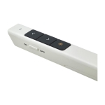 Ponteiro laser de plástico com função “plug and play” e USB cor branco nona vista