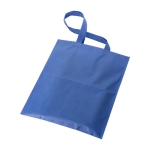 Saco de compras non-woven rPET com asas compridas 70 g/m² cor azul real segunda vista