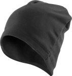 Gorro de poliéster macio/personalizável para inverno 280 g/m2 cor preto