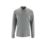 Polo de manga comprida em 100% algodão para homem 180 g/m2 SOL'S Perfect cor cinzento-claro