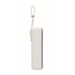 Powerbank com pulseira e cabo USB com ficha tipo C 5.000 mAh cor branco oitava vista