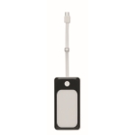 Powerbank com pulseira e cabo USB com ficha tipo C 10.000 mAh cor branco nona vista