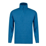 Casaco polar fleece com fecho de correr a condizer 160 g/m2 cor azul primeira vista