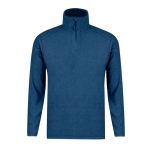 Casaco polar fleece com fecho de correr a condizer 160 g/m2 cor azul-marinho primeira vista