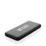 Powerbank com indicadores de energia e cabo tipo C 10.000 mAh cor preto vista principal